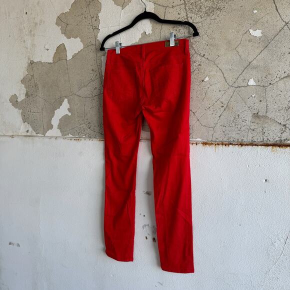 AG The Stevie Ankle Jeans – Red Straight Leg – Size 26R – Made in USA - Picture 6 of 6